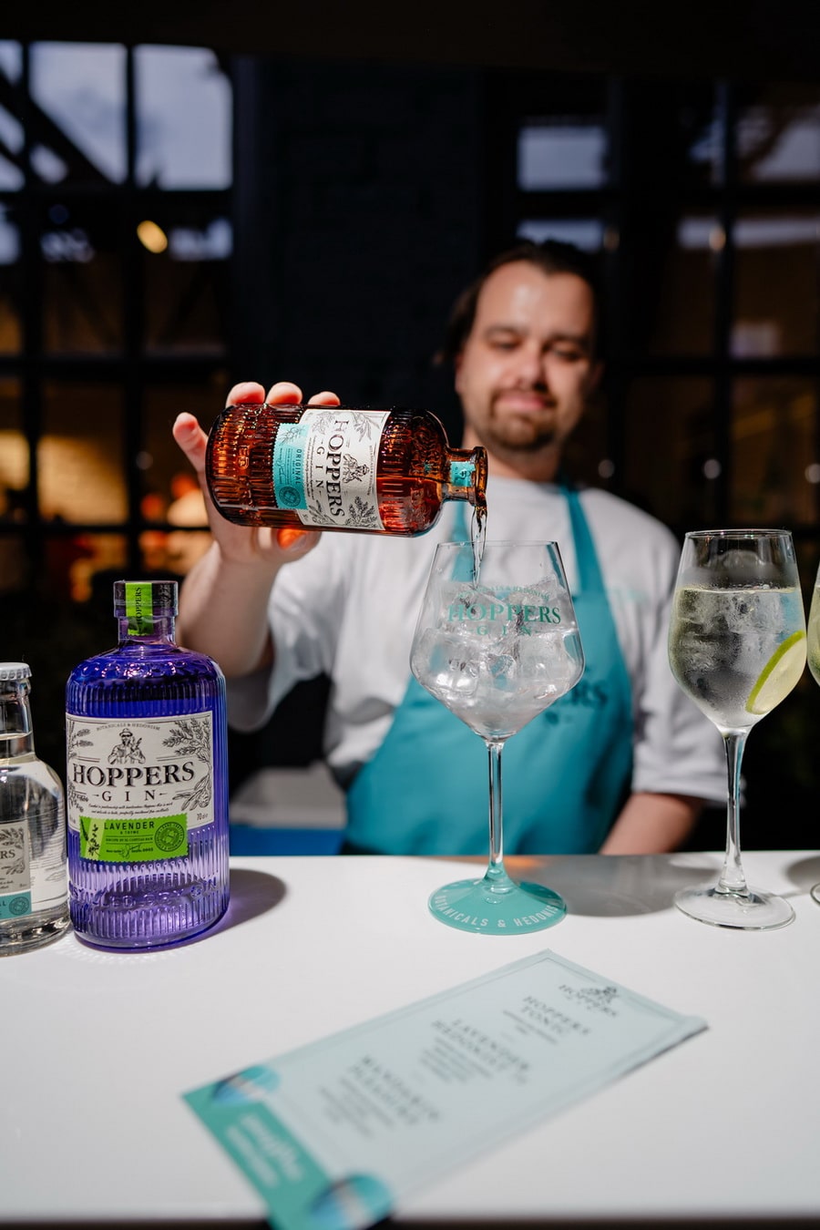 Выездной бар на презентации джина «Hoppers Gin»