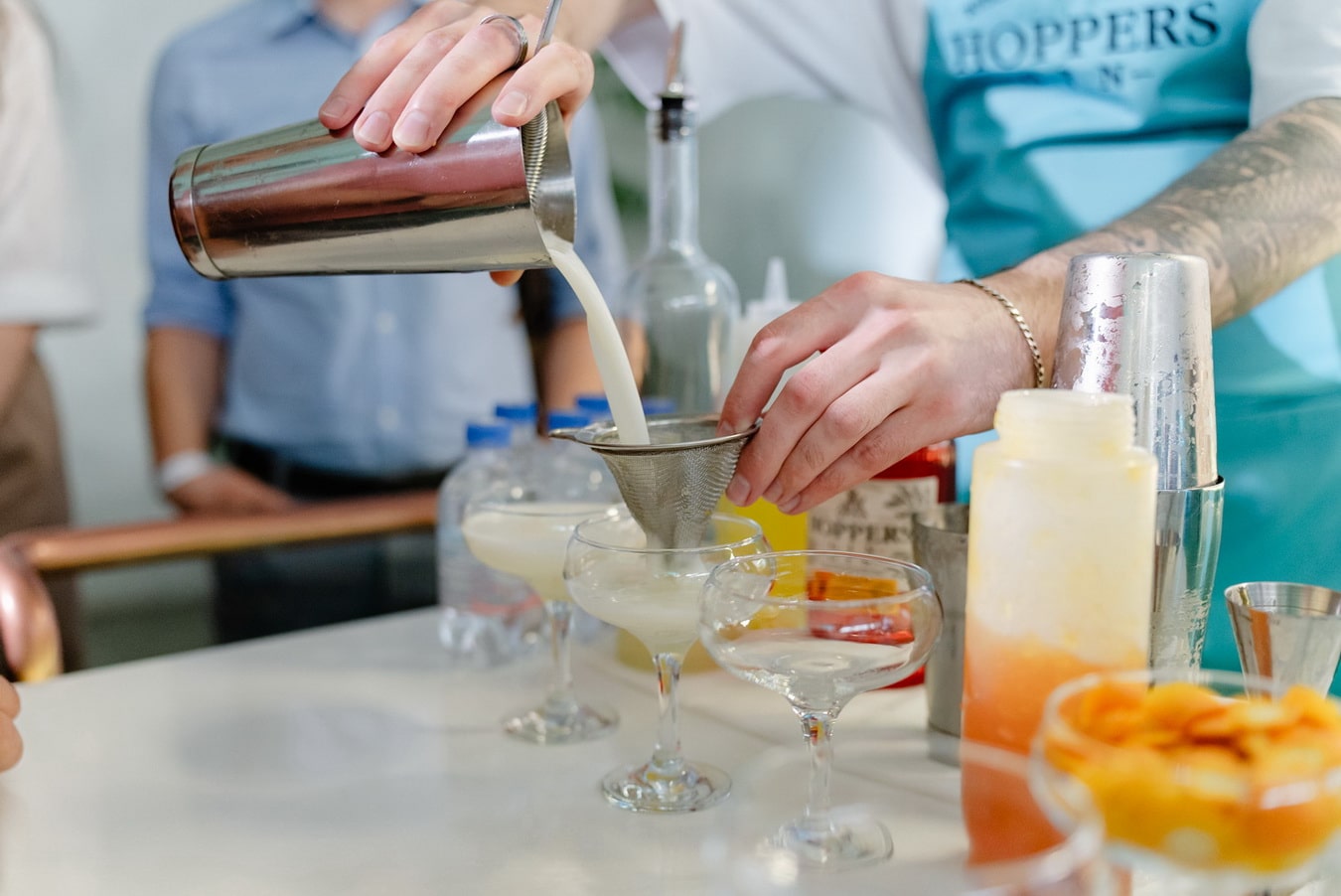 Выездной бар на презентации джина «Hoppers Gin»