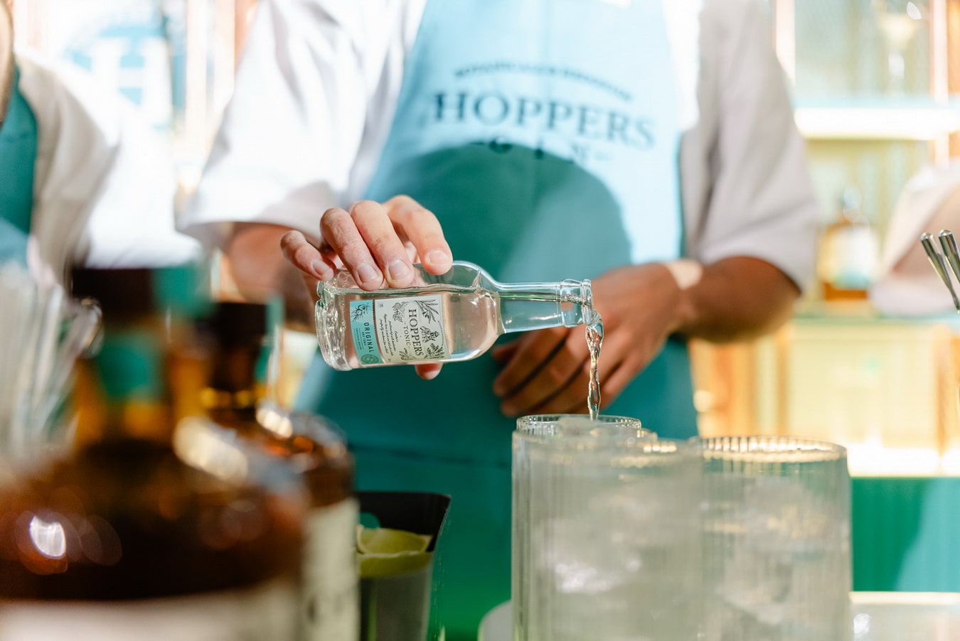 Выездной бар на презентации джина «Hoppers Gin»